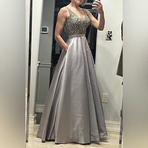 Gorgeous custom Jovani beaded bodice ball gown